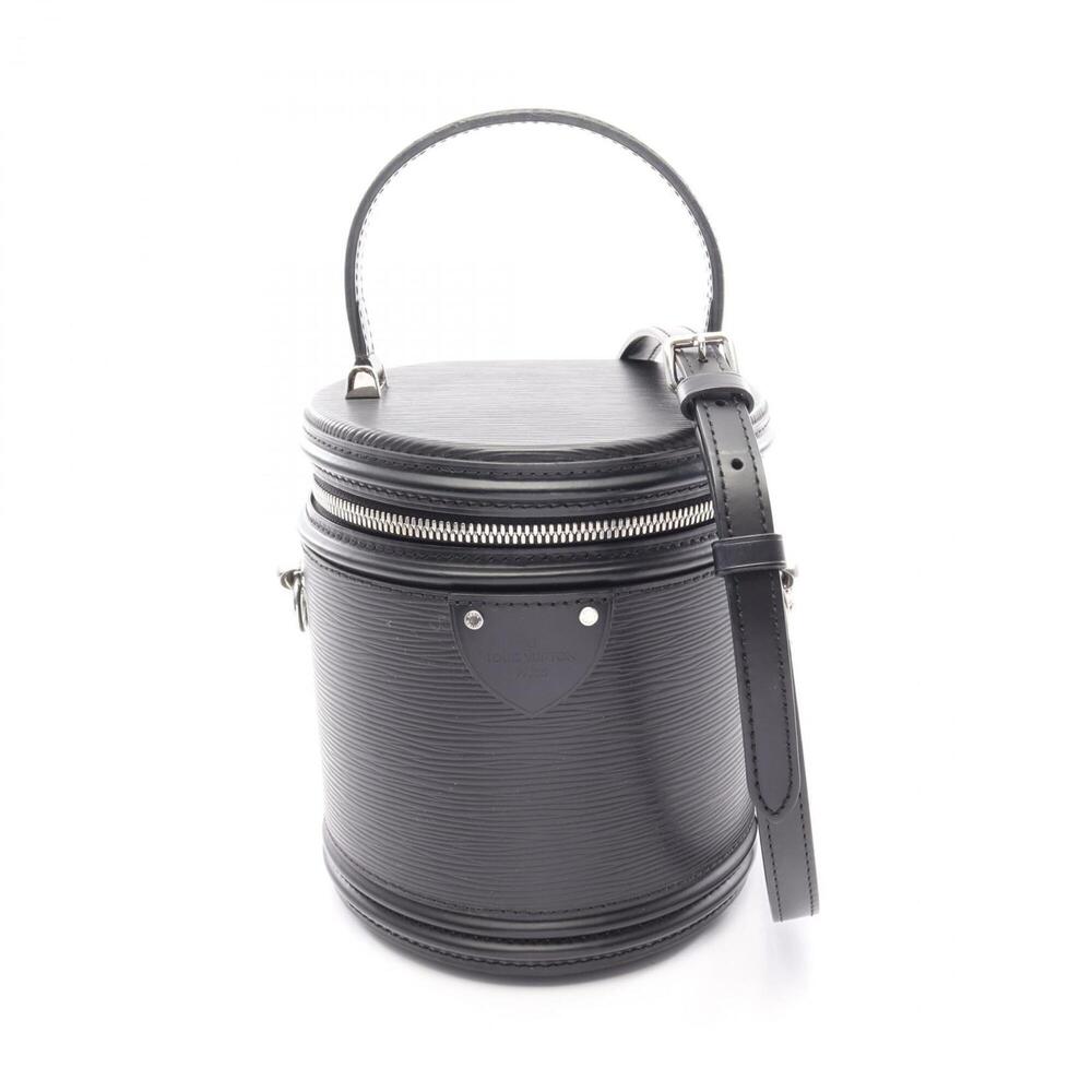 Louis Vuitton Cannes Epi Noir 2-Way Handbag, Leather, Women's, Black, M52226